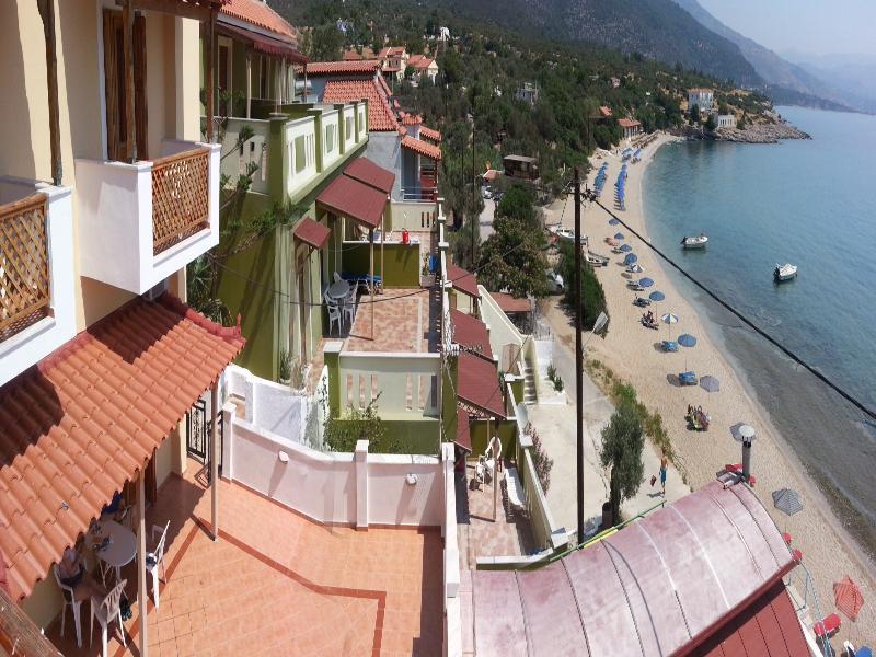 Nereides Seaside Apartments Marathókampos Exterior foto