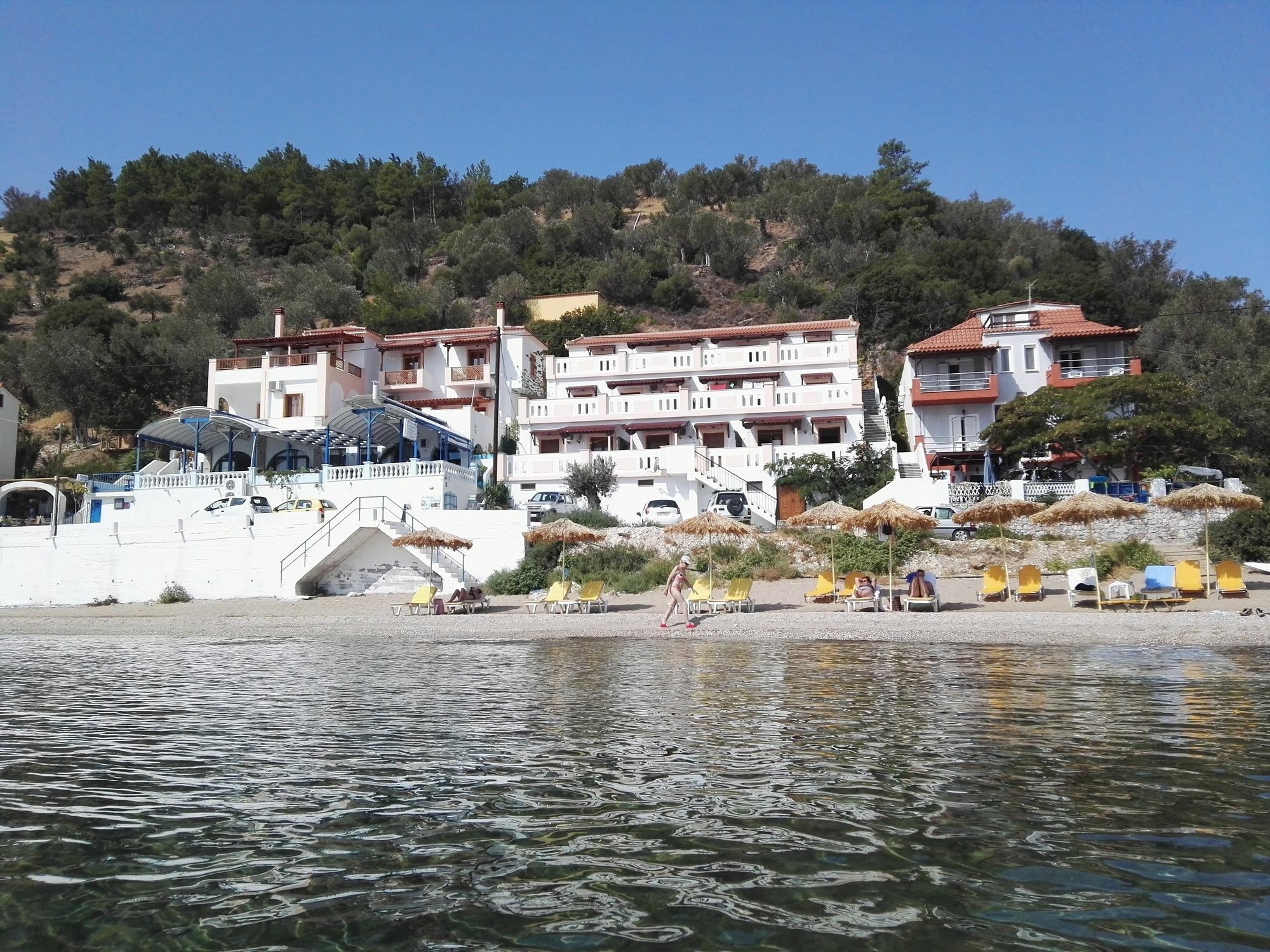 Nereides Seaside Apartments Marathókampos Exterior foto